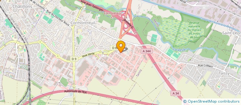 localisation de l'entreprise AUDRY à CORMONTREUIL