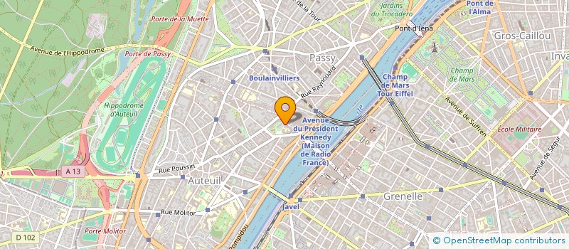 localisation de l'entreprise AUDRY DE PUYRAVAULT  PARIS