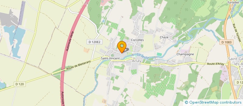 localisation de l'entreprise AUDRYETTES  RUFFEY-SUR-SEILLE