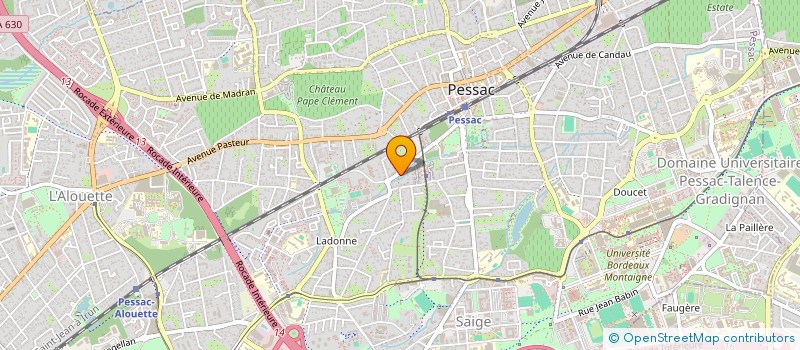 localisation de l'entreprise AUDSEB  PESSAC