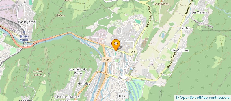 localisation de l'entreprise AUDSTEVE à VIZILLE