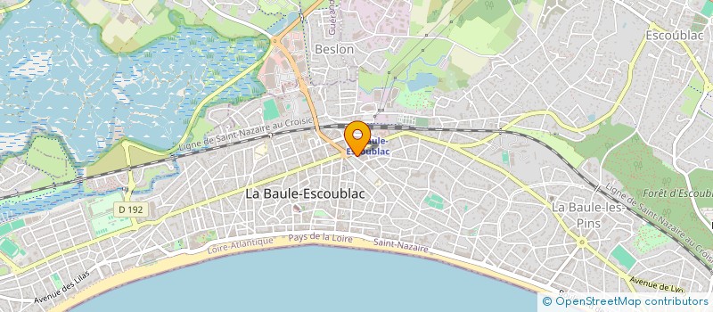 localisation de l'entreprise AUDU AUDITION à LA BAULE-ESCOUBLAC