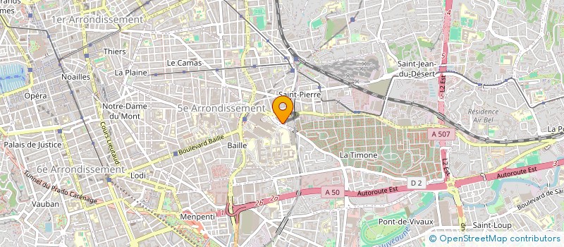 localisation de l'entreprise AUDU-TAILLEPIED INDIVISION à MARSEILLE