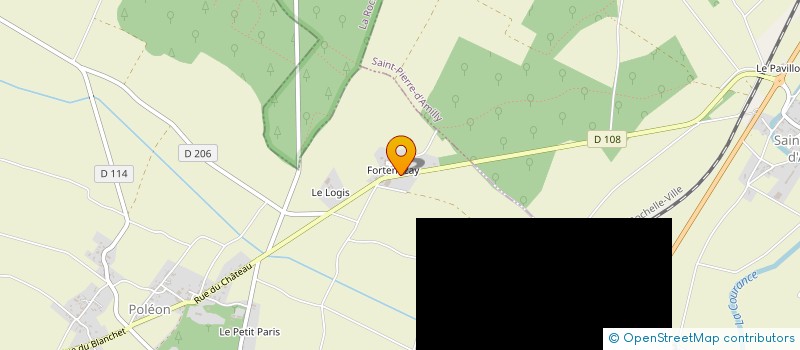 localisation de l'entreprise AUDUBERTEAU  SAINT-GEORGES-DU-BOIS