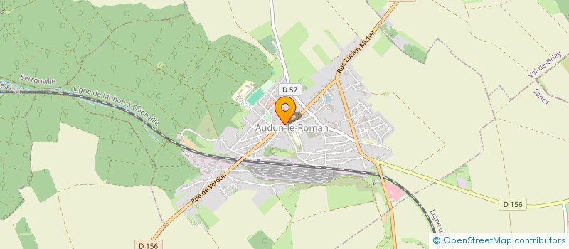 localisation de l'entreprise AUDUN FUNERAIRES à AUDUN-LE-ROMAN