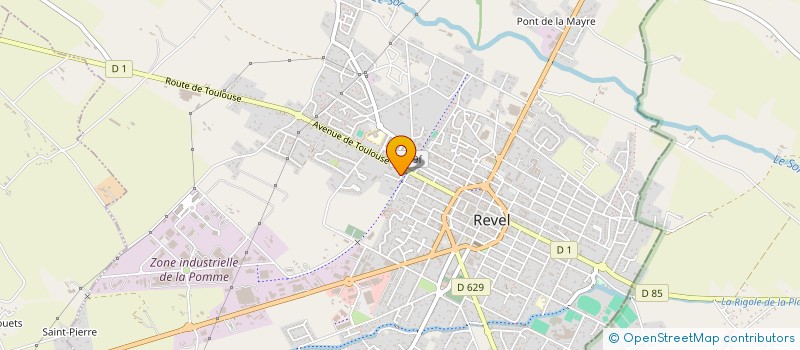 localisation de l'entreprise AUDUREAU IMMOBILIER  REVEL