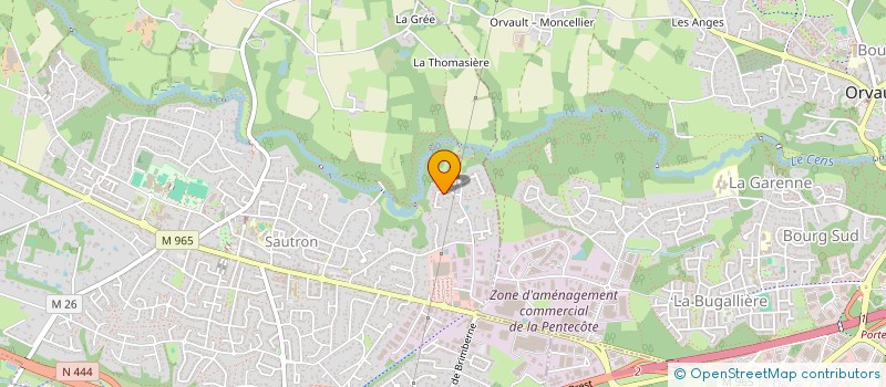 localisation de l'entreprise AUDUREAU LMNP  SAUTRON