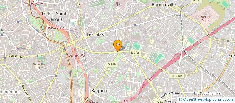 localisation de l'entreprise AUERBACH JUNIOR à BAGNOLET
