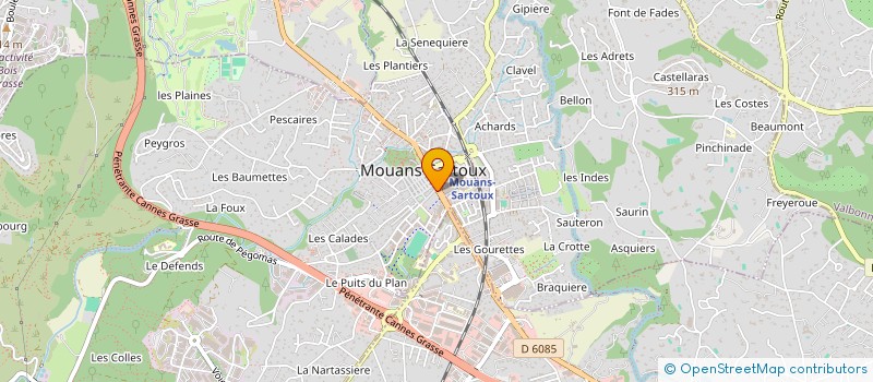 localisation de l'entreprise AUFA  MOUANS-SARTOUX