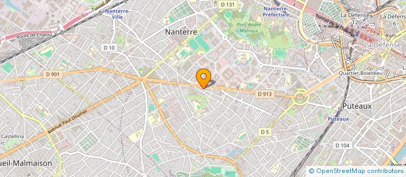 localisation de l'entreprise AUFAINO  NANTERRE