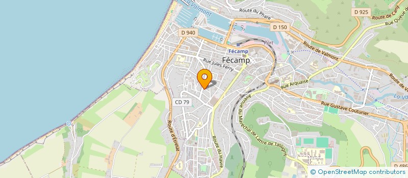 localisation de l'entreprise AUFELINE  FECAMP