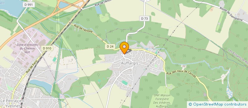 localisation de l'entreprise AUFFARGIS EN TRANSITION  AUFFARGIS