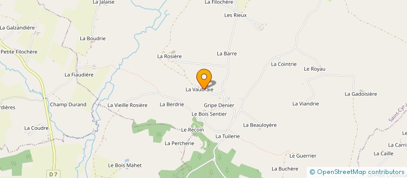 localisation de l'entreprise AUFFIRM CONSULTING à SAINT-CYR-LA-ROSIERE
