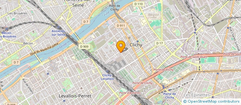 localisation de l'entreprise AUFFRAY 20 à CLICHY
