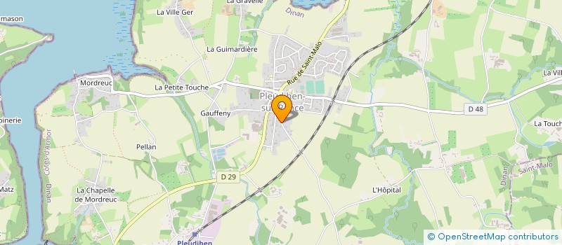 localisation de l'entreprise AUFFRET à PLEUDIHEN-SUR-RANCE
