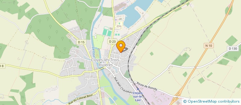 localisation de l'entreprise AUFFRET VENTIL à CLOYES-LES-TROIS-RIVIERES