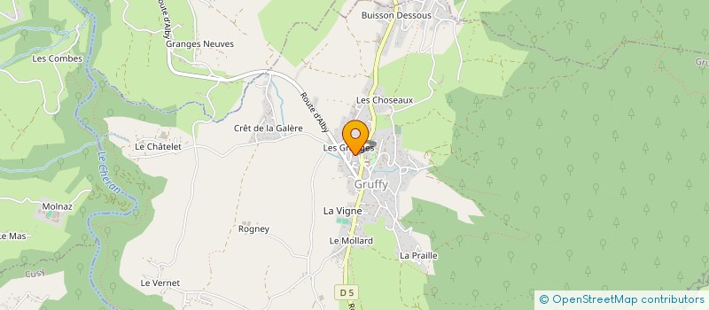 localisation de l'entreprise AUFILURBA  ARGONAY