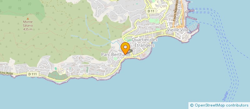 localisation de l'entreprise AUFLOSEC  AJACCIO