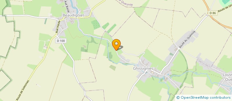 localisation de l'entreprise AUFRABOIS à GHISSIGNIES