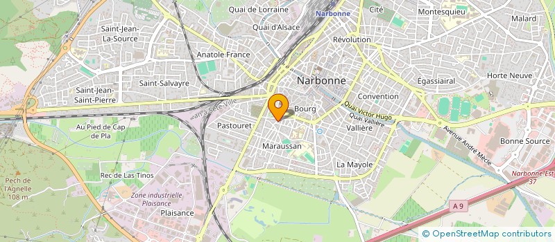 localisation de l'entreprise AUFRE  NARBONNE