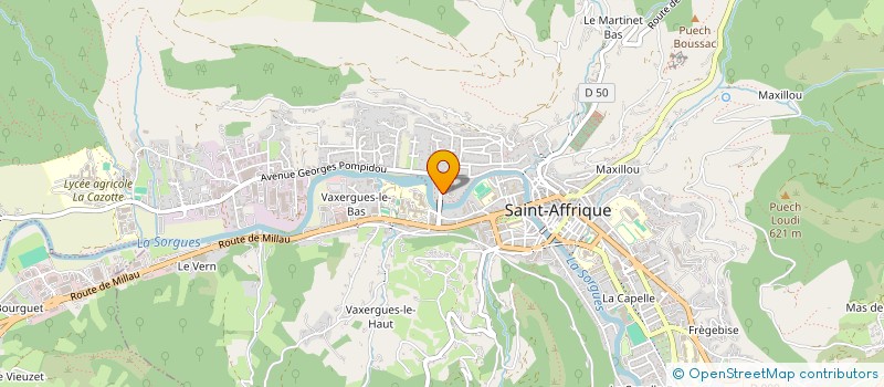 localisation de l'entreprise AUFRERE  SAINT-AFFRIQUE