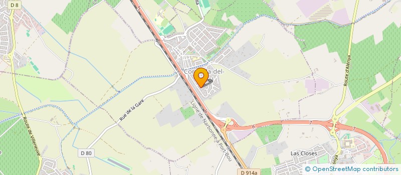 localisation de l'entreprise AUG.FIBRE à PERPIGNAN