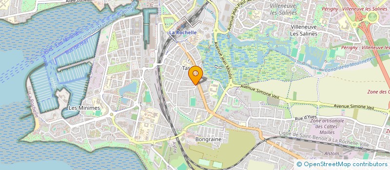 localisation de l'entreprise AUGABUT  LA ROCHELLE