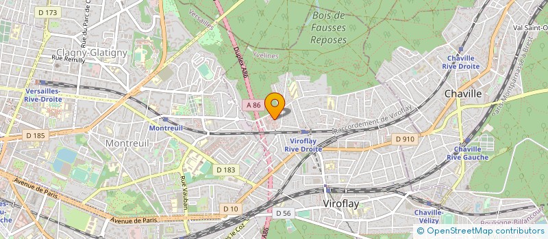 localisation de l'entreprise AUGAGNEUR - PMG  VIROFLAY