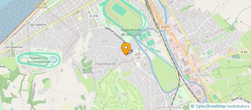 localisation de l'entreprise AUGALIPA à DEAUVILLE