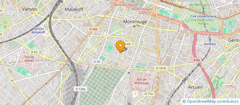 localisation de l'entreprise AUGAMAX  MONTROUGE