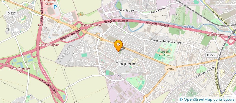 localisation de l'entreprise AUGARD  TINQUEUX