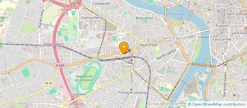 localisation de l'entreprise AUGAREILS LUDOT MOLE ROUHIER à TOULOUSE