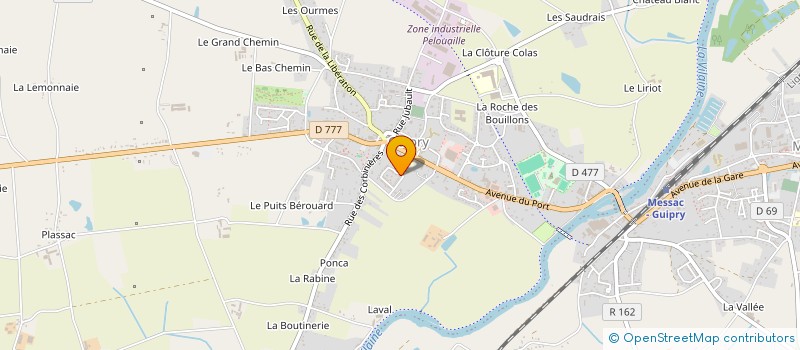 localisation de l'entreprise AUGART  GUIPRY-MESSAC