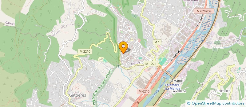 localisation de l'entreprise AUGASY à CARROS