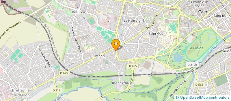 localisation de l'entreprise AUGAU à CAEN