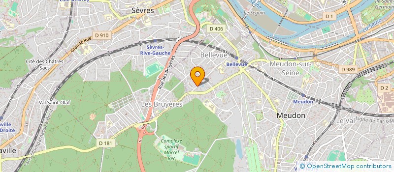 localisation de l'entreprise AUGC à MEUDON