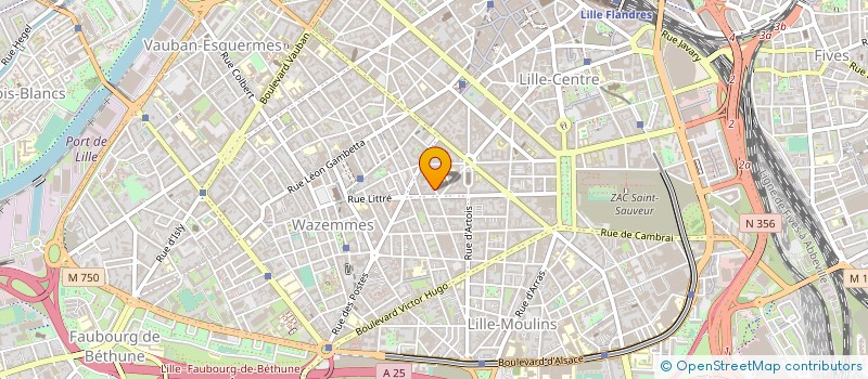 localisation de l'entreprise AUGE EXPERTISE COMPTABLE à LILLE