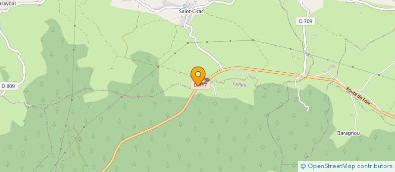 localisation de l'entreprise AUGE TAXI à CELLES