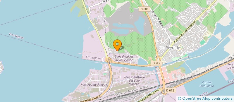 localisation de l'entreprise AUGEFI BASSIN DE THAU à FRONTIGNAN