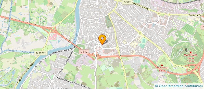 localisation de l'entreprise AUGEFI ET ASSOCIES à AGDE
