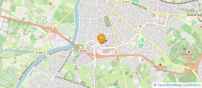 localisation de l'entreprise AUGEFI PATRIMOINE VLB  AGDE