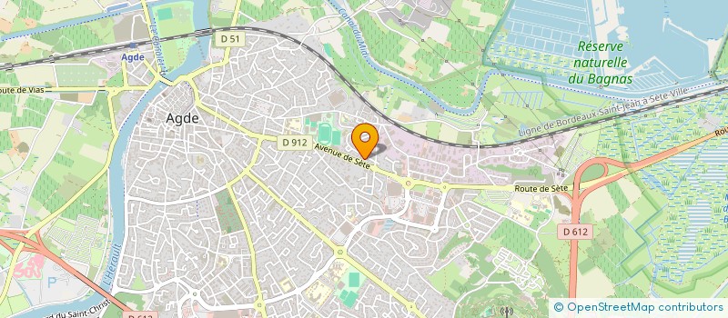 localisation de l'entreprise AUGEIX NETTOYAGE à AGDE