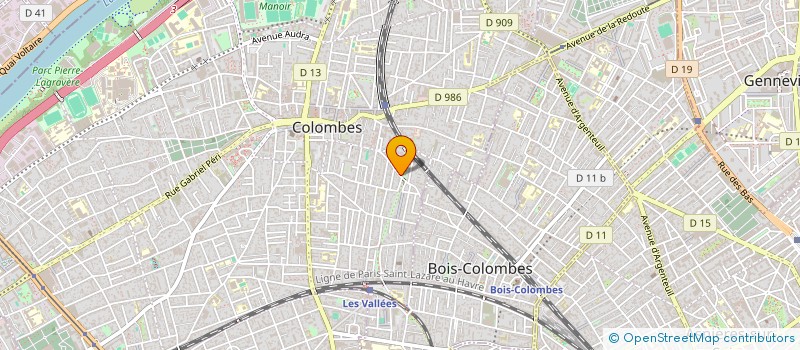 localisation de l'entreprise AUGELARO à COLOMBES