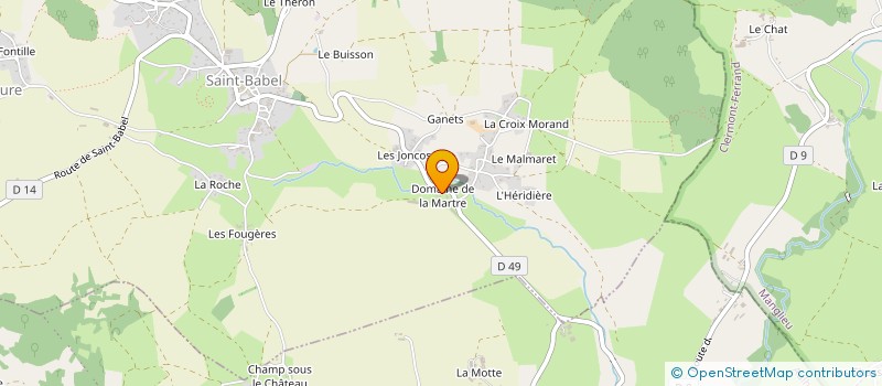 localisation de l'entreprise AUGELEC à LE BROC