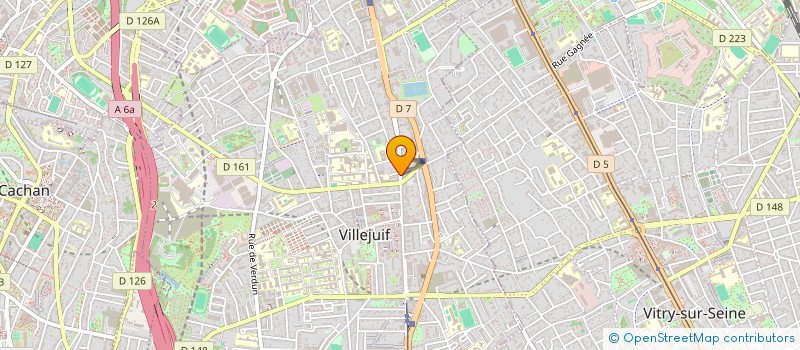 localisation de l'entreprise AUGELINA BEAUTE à VILLEJUIF