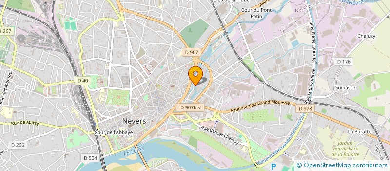 localisation de l'entreprise AUGENDRE GENERALE SERVICES à NEVERS