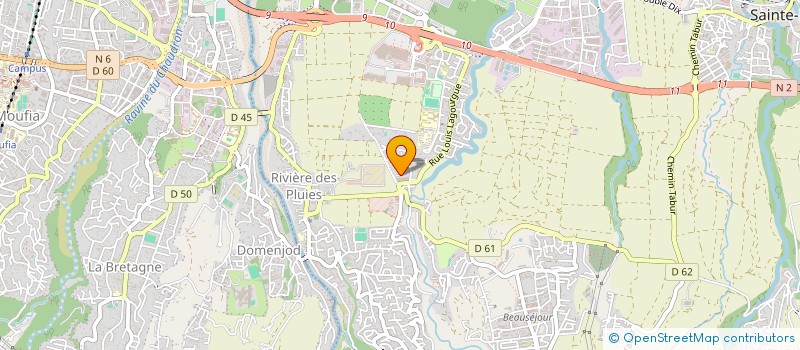 localisation de l'entreprise AUGEO REUNION  SAINTE-MARIE