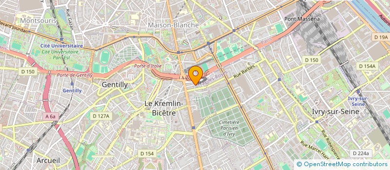 localisation de l'entreprise AUGEO SOFTWARE à LE KREMLIN-BICETRE