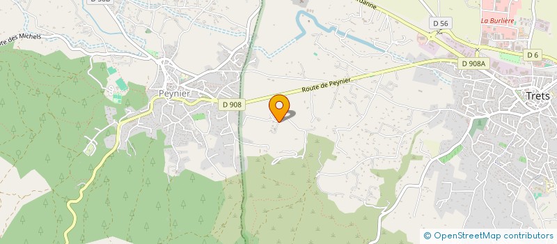 localisation de l'entreprise AUGER  TRETS