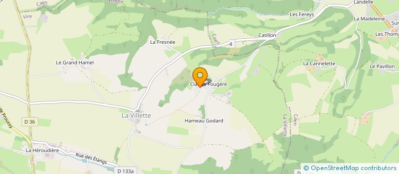 localisation de l'entreprise AUGER  LA VILLETTE